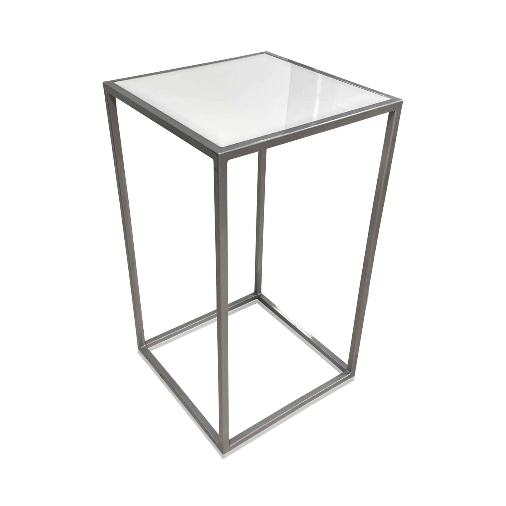 Silver Nexus Bar Table