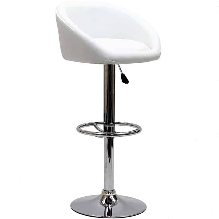 Scoop Bar Stool rental in Austin – modern and comfortable event bar stool from Modern Event Rental ATX.