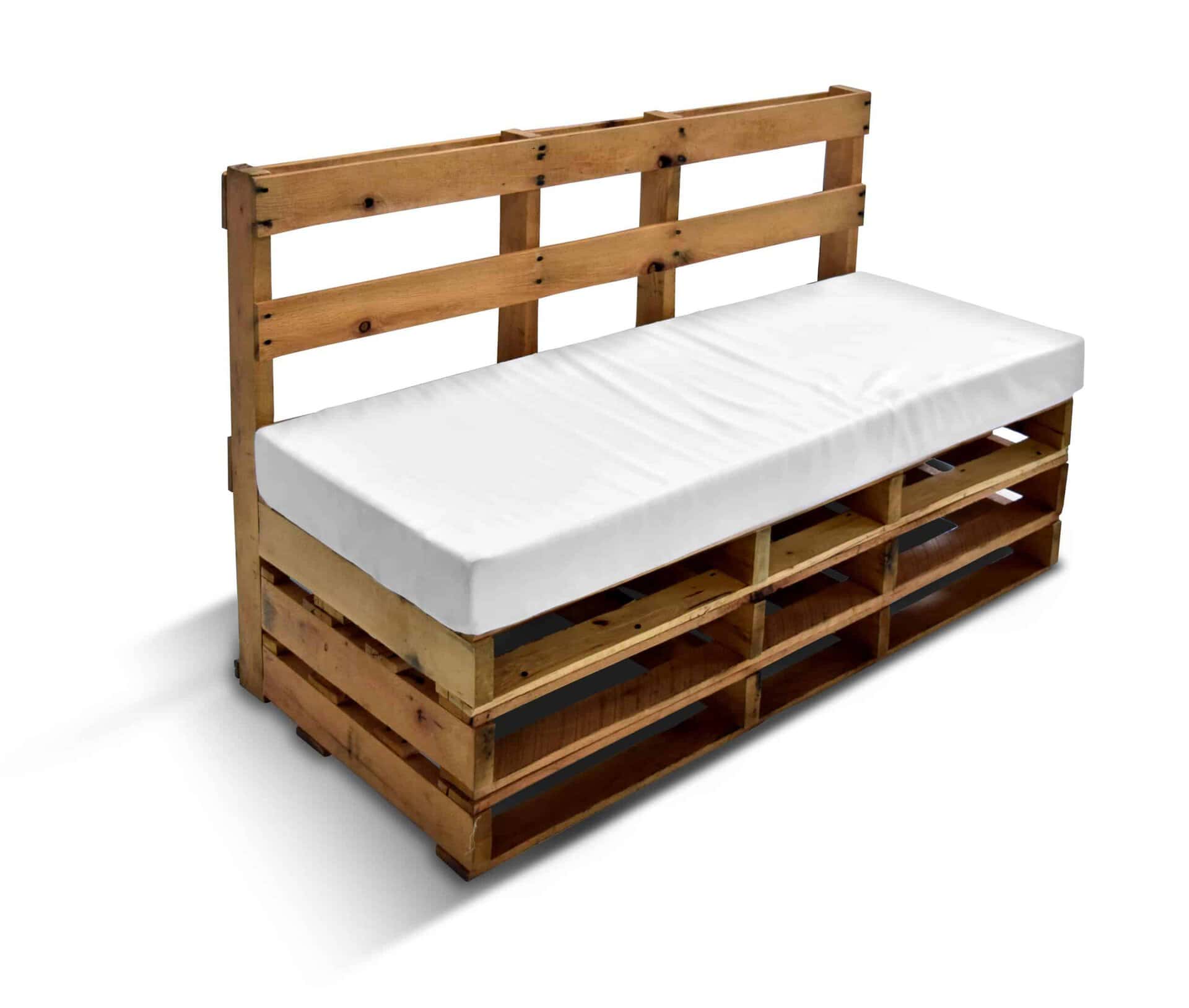 Palette Sofa White rental – modern white lounge seating from Modern Event Rental ATX.